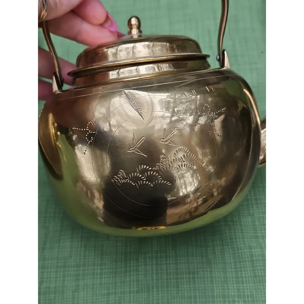 VTG Brass Tea Set 13
